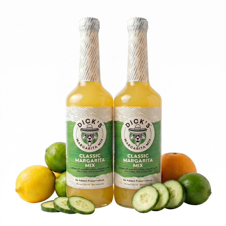 Classic Margarita bottles and ingredients